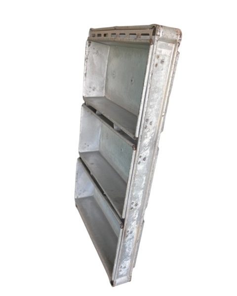 Alusteel boerenbroodkoppel van 3  buslengte inwendig 315mm - Afbeelding 2