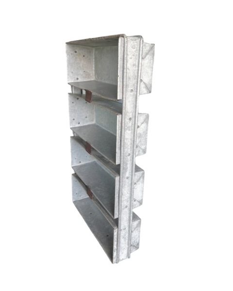 Alusteel broodkoppel van 4  buslengte inwendig 300mm Gereserveerd - Afbeelding 2