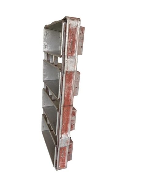 Alusteel broodkoppel met VK   buslengte inwendig 280mm - Afbeelding 3