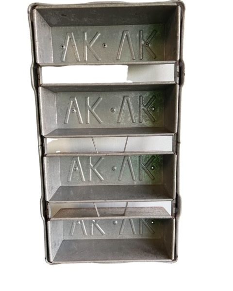 Alusteel broodkoppel met VK   buslengte inwendig 280mm