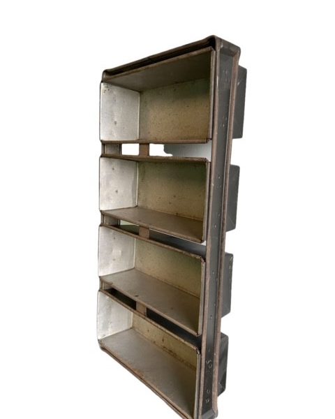 Alusteel broodkoppel van 4  buslengte inwendig 295mm - Afbeelding 2