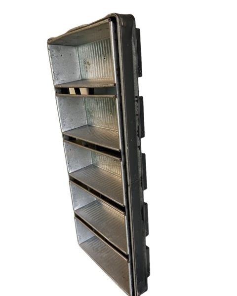 Alusteel broodkoppel van 5  buslengte inwendig 280mm - Afbeelding 3