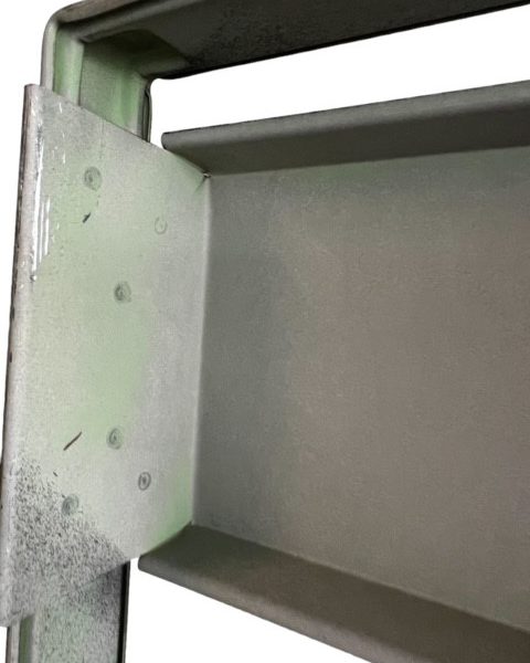 Alusteel vloerbroodkoppel van 4  buslengte inwendig 280mm - Afbeelding 3