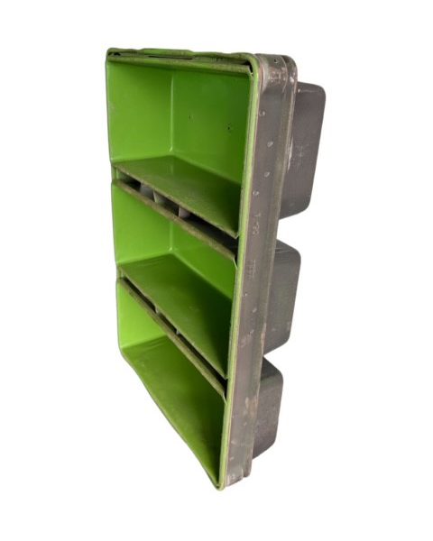 Alusteel broodkoppel van 3 buslengte inwendig 320mm met coating - Afbeelding 2