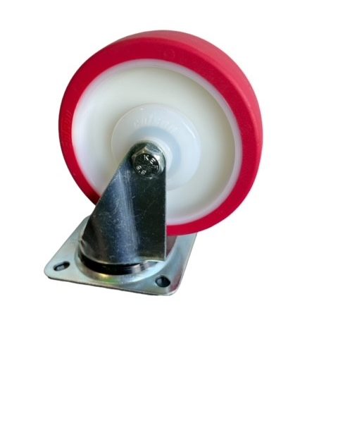 Adripeen wiel rond 125mm met gaffel