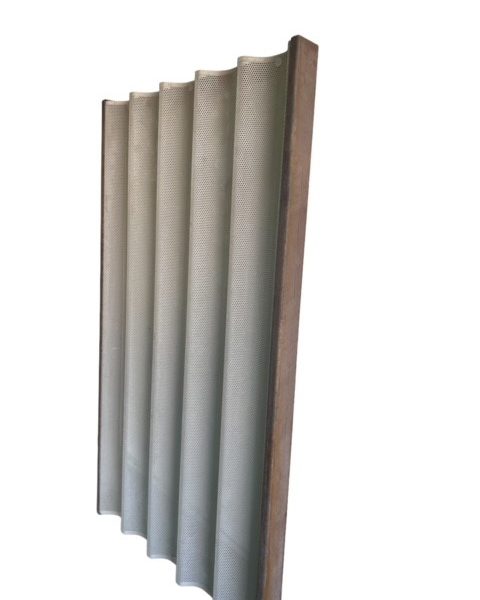 Aluminium stokbroodplaat in rvs frame 800x460mm - Afbeelding 2