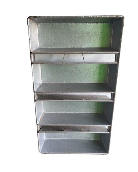 Alusteel broodkoppel van 4  buslengte inwendig 300mm