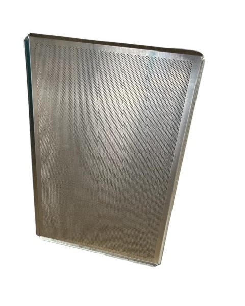 Aluminium geperforeerde plaat 600x400x4 schuine randen