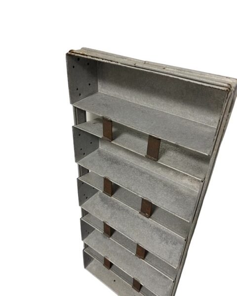 Alusteel broodkoppel van 5  buslengte inwendig 310mm - Afbeelding 2