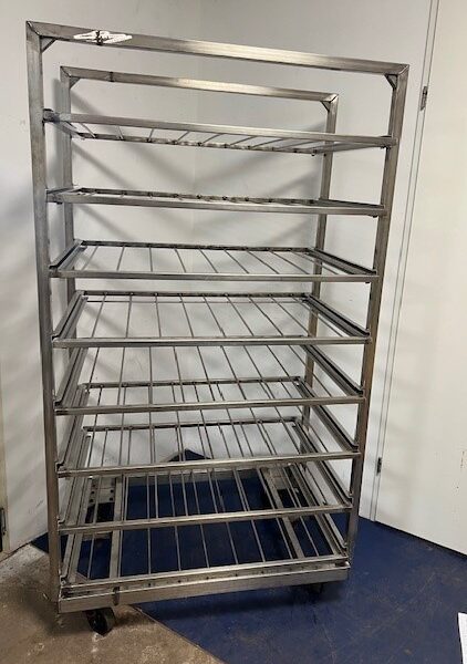 RVS Mac Adams / Hebaco ovenwagen rekmaat 930x700mm