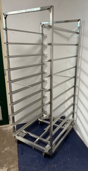 RVS bongard ovenwagen 800x600mm  10 etages - Afbeelding 2