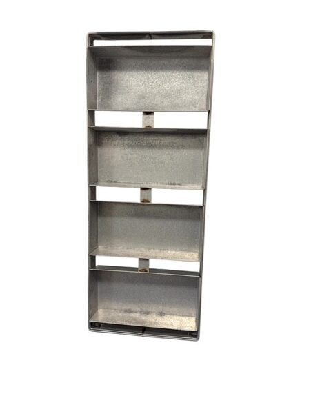 Alusteel boerenbroodkoppel van 4  buslengte inwendig 300mm