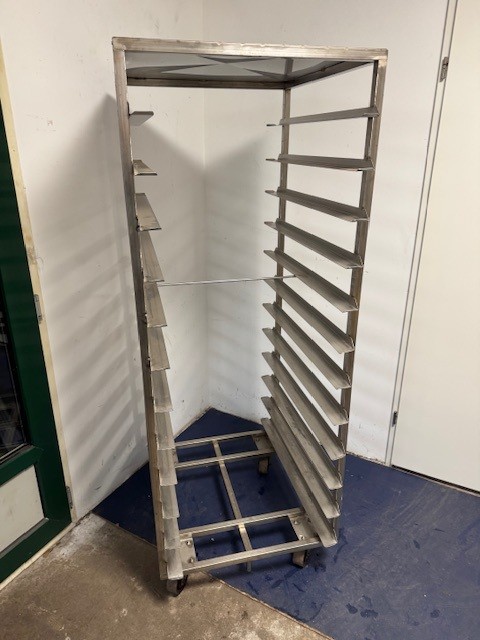 RVS bongard ovenwagen 800x600mm 12 etages