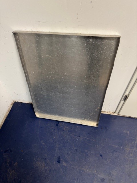 Aluminium platen 800x600x4 randen