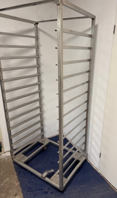 RVS ovenwagen voor Olieoven Hebaco AeroStatic - Afbeelding 2