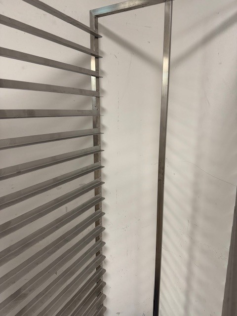 RVS platenwagen 800x600mm 20 etages - Afbeelding 2